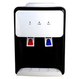 Black And White Push Tap Mini Desktop Water Dispenser With Full Plastic PP Housing